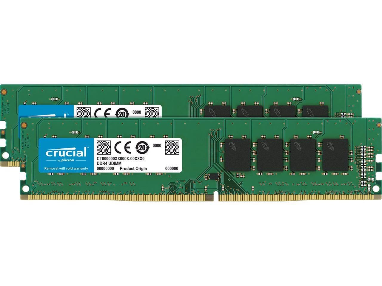 Crucial 16GB Kit 8GBx2 DDR4 2400 MT