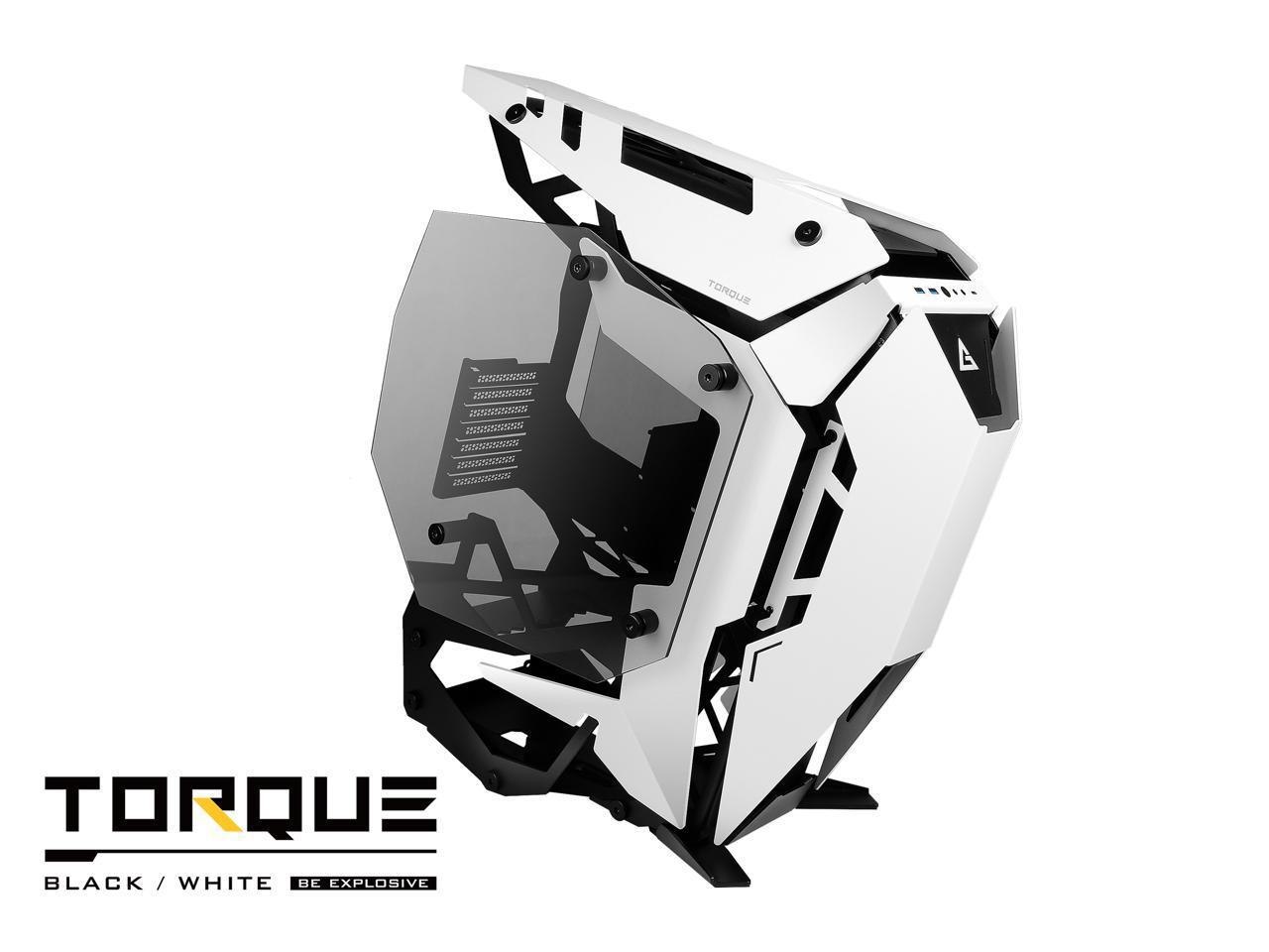 Antec Torque White / Black Aluminum Atx Mid Tower Computer Case/ Winner Of If Design Award 2019