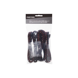 Phanteks Ph-Cb-Cmbo_Srd 1.64 FT. (0.50 M) Sleeved Extension Cables For Vga And Motherboard.
