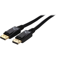 Nippon Labs DP-15-BR2 15 FT. Black DisplayPort Male To Male W/ Gold Plated 28 Awg DisplayPort V1.2 High Bit-Rate 2 Cable