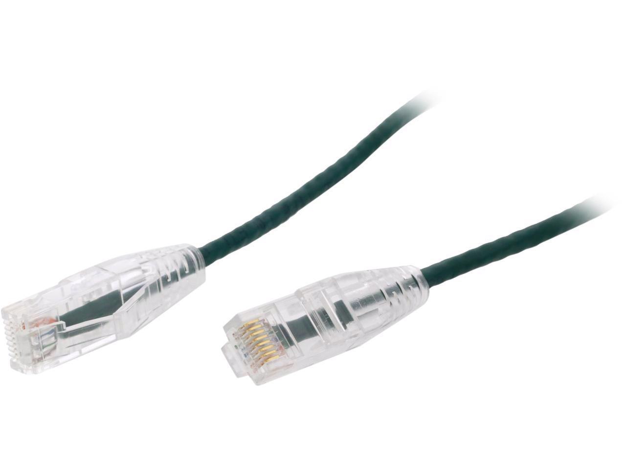 Nippon Labs 28 Awg Snagless Ultra Slim Cat6 Ethernet Patch Cable - Network Internet Cord - RJ45