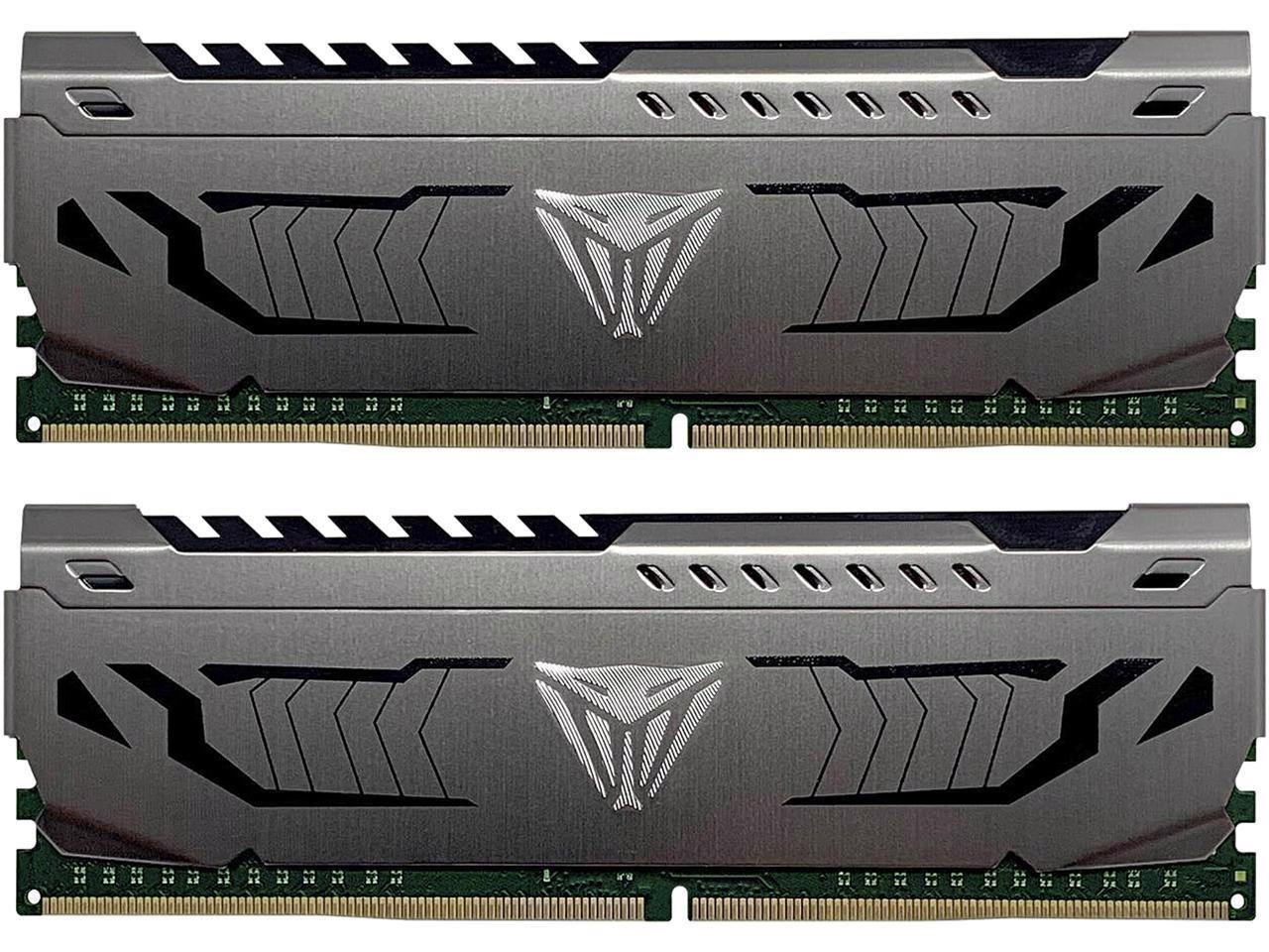 Patriot Viper Steel 32GB (2 X 16GB) 288-Pin DDR4 Sdram DDR4 3600 (PC4 28800) Intel XMP 2.0 Desktop Memory Model PVS432G360C8GK