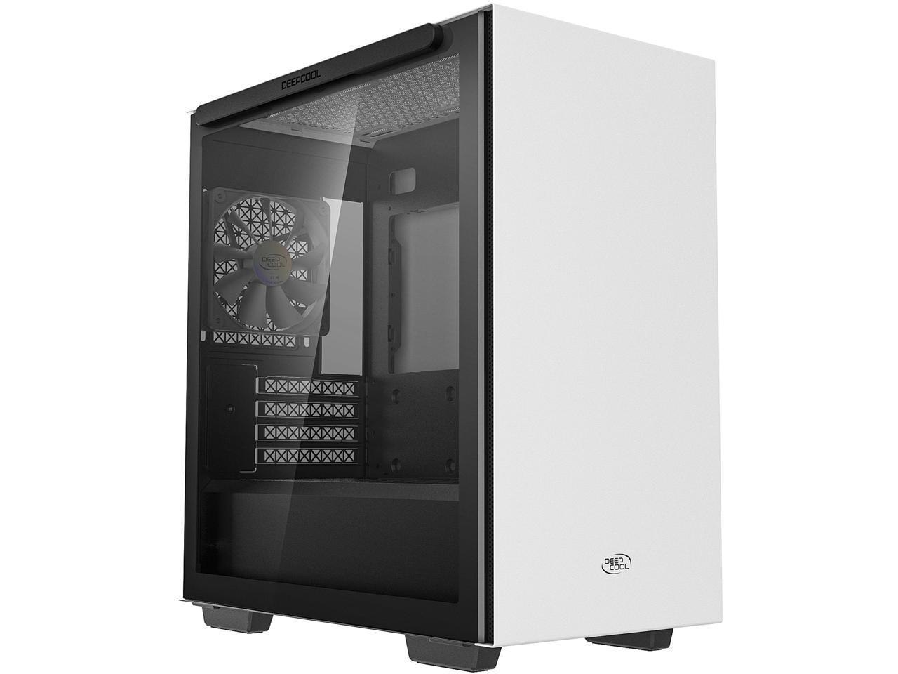 Deepcool Macube 110 White White Abs / SPCC / Tempered Glass Micro Atx Tower Computer Case
