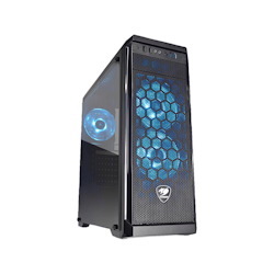 Cougar MX330-G Air Black Steel / Tempered Glass Atx Mid Tower Computer Case