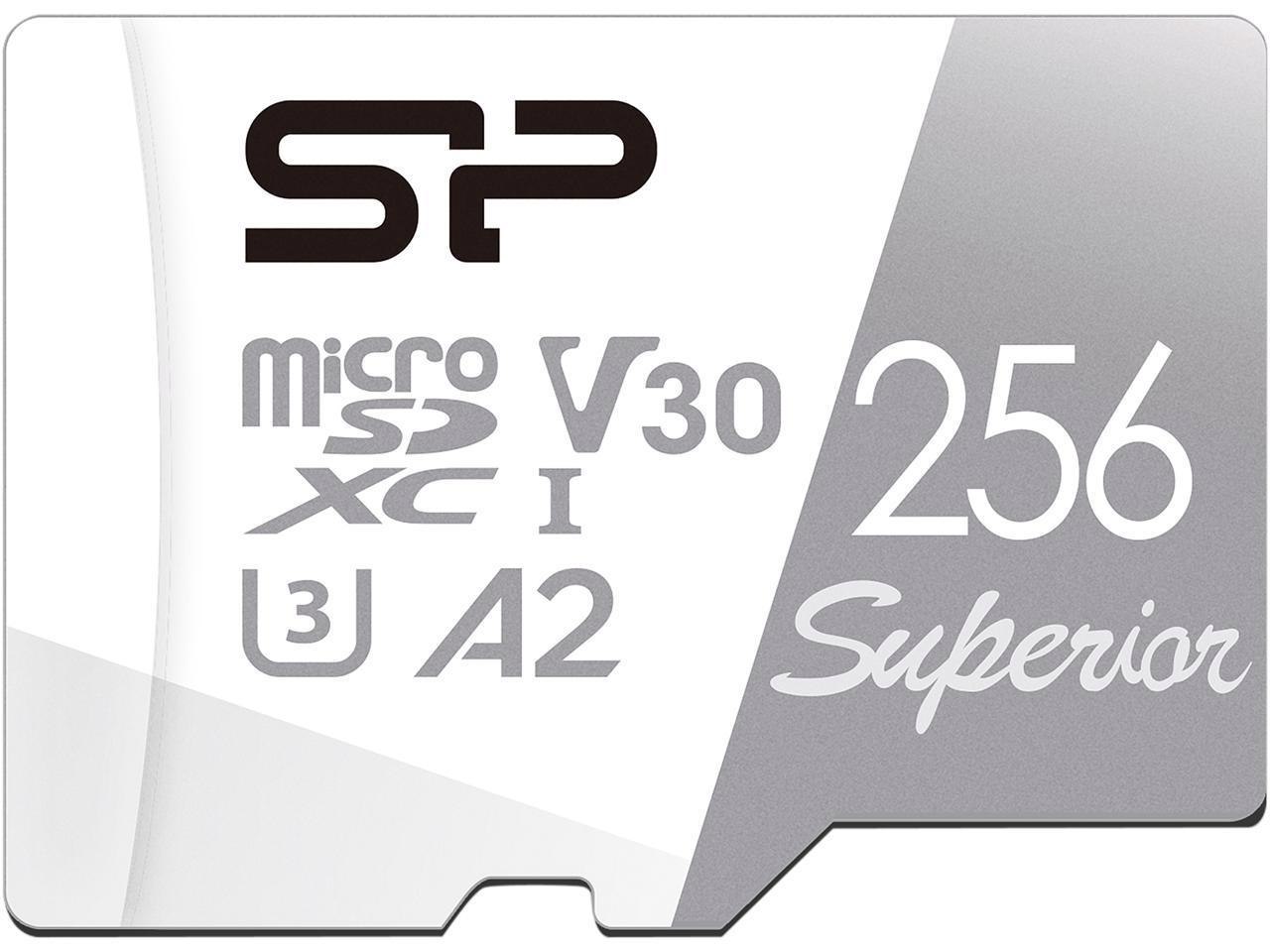 Silicon Power 256GB Superior microSDXC Uhs-I (U3)