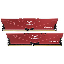 Team T-Force Vulcan Z 32GB (2 X 16GB) 288-Pin DDR4 Sdram DDR4 3600 (PC4 28800) Intel XMP 2.0 Desktop Memory Model TLZRD432G3600HC18JDC01