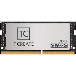 Team T-Create Classic 64GB (2 X 32GB) 260-Pin DDR4 So-Dimm DDR4 3200 (PC4 25600) Laptop Memory Model TTCCD464G3200HC22DC-S01