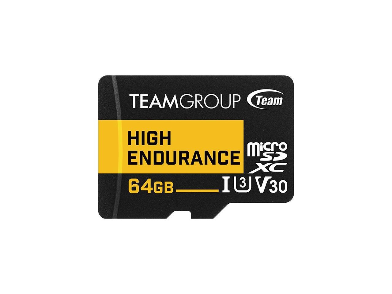 Team 64GB High Endurance microSDXC Uhs-I U3