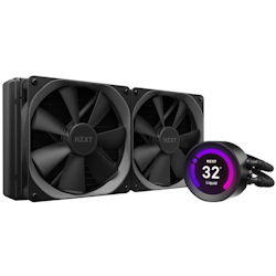 NZXT Kraken Z Series Z63 280MM - RL-KRZ63-01 - Aio RGB Cpu Liquid Cooler - Customizable LCD Display - Improved Pump - Powered BY Cam V4 - RGB Connector - Aer P 140MM Radiator Fans Lga 1700 Compatible