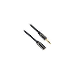 Nippon Labs 50S3H-MF-6-BK 6 FT. 3.5MM (1/8 Inch) TRS Stereo Male To Female Extension Cable