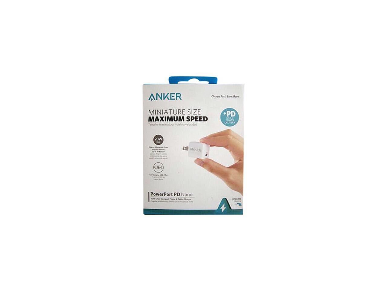 Anker - PowerPort PD Nano 20W Usb-C PD - White
