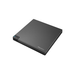 Pioneer BDR-XD08B Usb 3.2 Gen1 (Usb Type-C) / 2.0 Slim Portable BD/DVD/CD Writer - Black W/SW