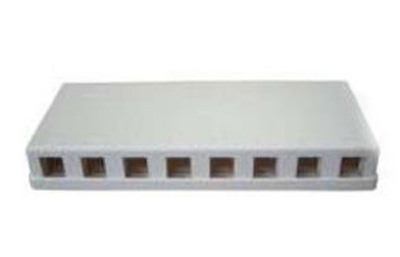 4Cabling 8 Port Keystone Surface Mount Box