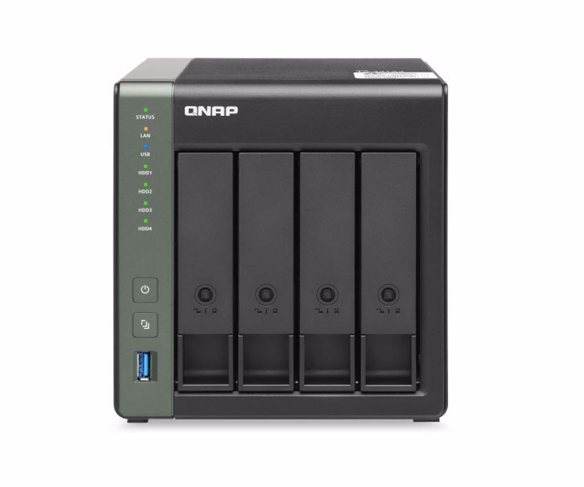 Qnap 4-Bay Nas (No Disk) Alpine QC 1.7GHz, 4GB, 10GbE SFP+, 2.5GbE, GbE, TWR, 2YR WTY