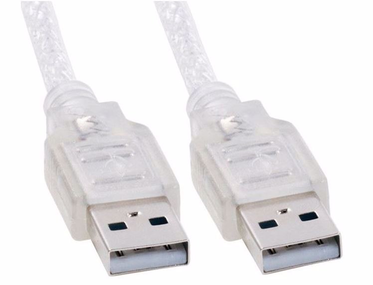 Astrotek Usb 2.0 Cable 1M - Am-Am Type A Male To Type A Male Transparent Colour RoHS ~Cb8w-Uc-2001Aa