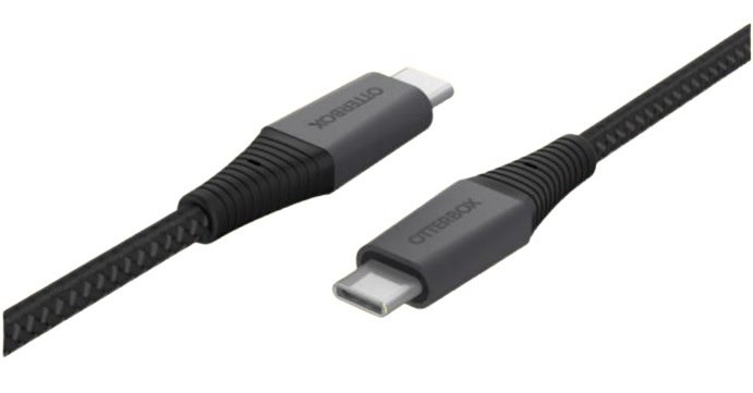 OtterBox Usb-C To Usb-C Cable (2M) - PD Premium Pro - Black (78-80888), Usb Power Delivery, Bend/Flex-Tested 25,000 Times, 60W Output