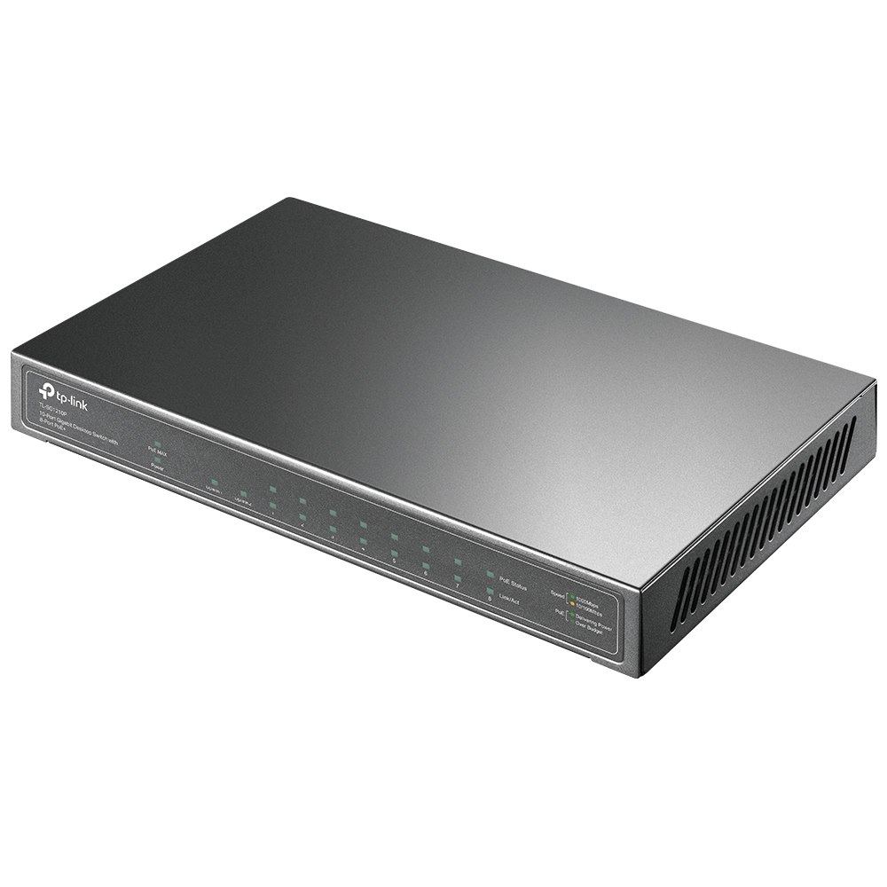 TP-Link TL-SG1210P | 10 Port Gigabit Desktop Switch With 8 Port PoE+