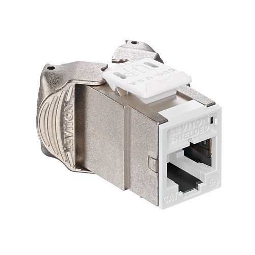 Leviton | Atlas-X1™ Cat 6A Shielded Quickport™ Jack | Componet-Rated | White