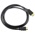 8WARE DisplayPort/HDMI Audo/Video Cable 2 m DisplayPort/HDMI A/V Cable for Audio/Video Device, TV, Projector, Notebook