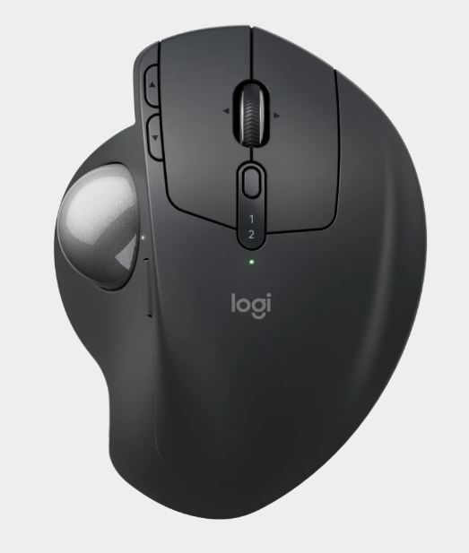 Logitech MX Ergo S Advanced Wireless Trackball - Graphite