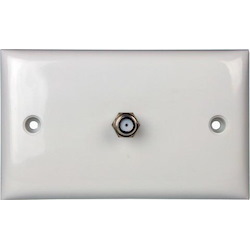 4Cabling Wall Plate With Single F-Type Connector