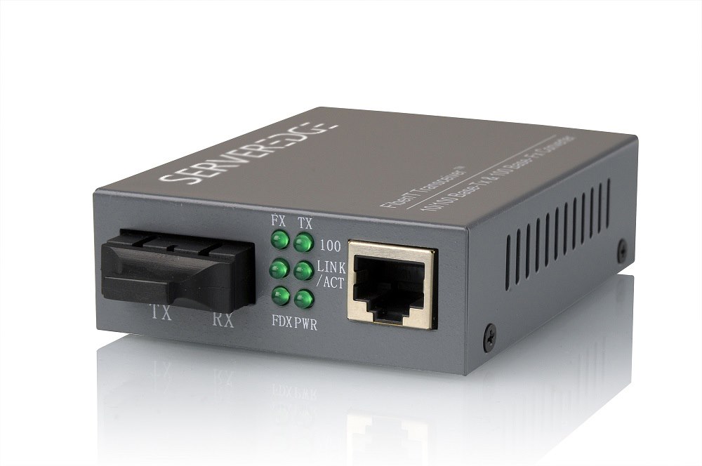 Alogic Serveredge 10/100Base-TX To 100Base-FX Multimode SC Fibre Media Converter (2KM)