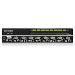 Serveredge 8-Port Dvi Usb KVM Combo Switch With Audio Mic & Usb Hub 2.0