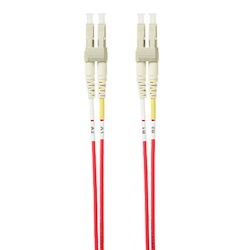 4Cabling 2M LC-LC Om4 Multimode Fibre Optic Patch Cable: Red
