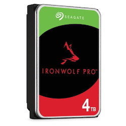 Seagate IronWolf Pro, Nas, 3.5" HDD, 4TB, Sata 6Gb/s, 7200RPM, 256MB Cache, 5 Years Or 2M Hours MTBF Warranty