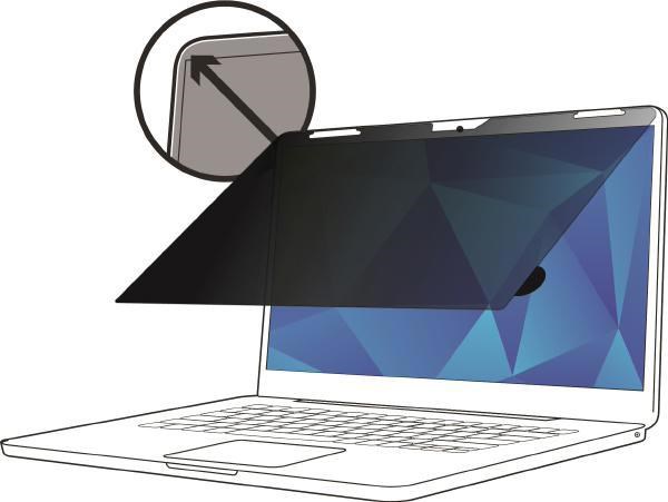 3M Privacy Filter For Apple MacBook Air 13 2018-2022 With 3M Comply Flip Attach, 16:10, Pfnap009