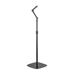 Brateck Stylish Height Adjustable Microphone Floor STAND(Matte Black & Light Grey)