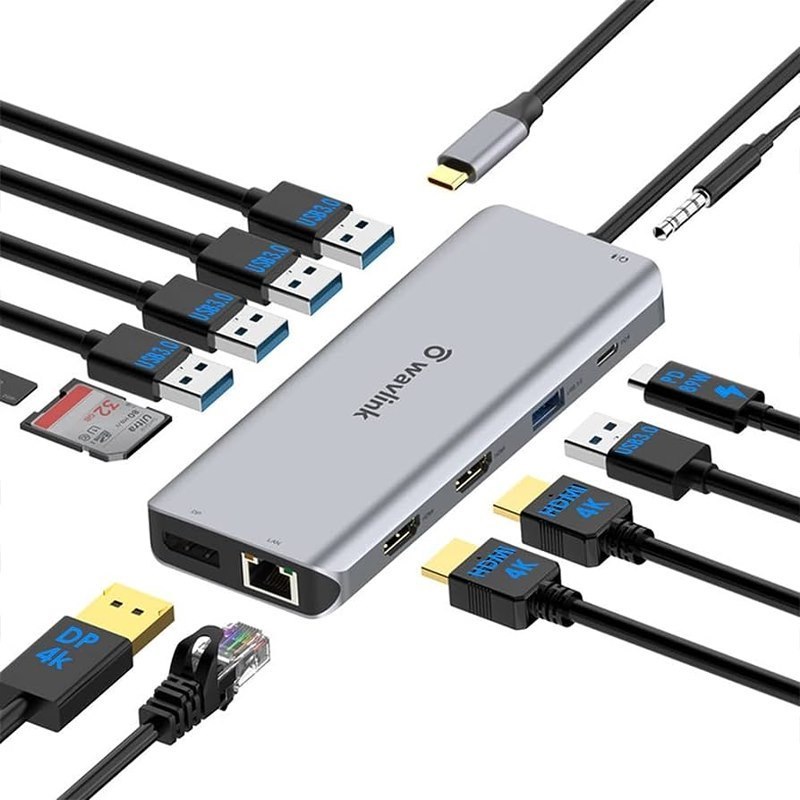 Wavlink Wl-Umd502 Usb-C Triple Display Docking