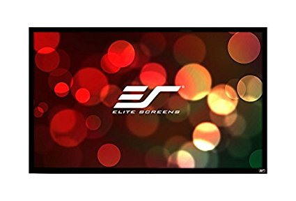 Elite Screens 135" Fixed Frame 16:9 Screen 1080P / FHD Weave Acoustically Transparent - Ezframe