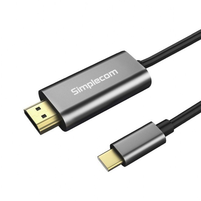 Simplecom Da321 Usb-C Type C To Hdmi Cable 1.8M (6FT) 4K@30Hz