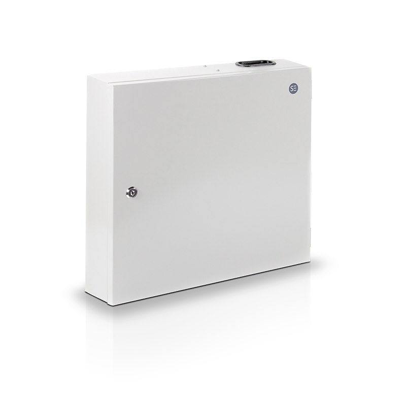 Serveredge Fibre Wall Mount Enclosure Dual Face Plate With Splice Cassette & Splice Protector (Dual Face Plate Model)