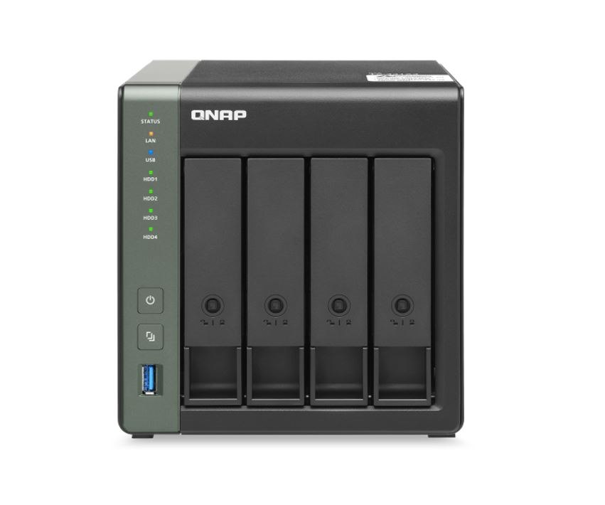 Qnap TS-431X3-4G, 4 Bay Nas (No DISK),AL-314,4GB,10GbE SFP +(1) ,2.5GbE(1),GbE(1),TWR,2YR