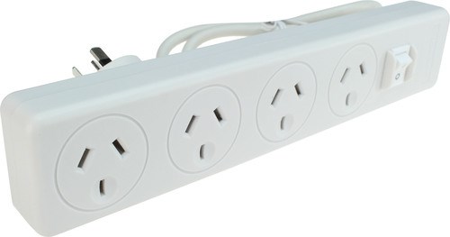 Jackson 4 Outlet Surge Protected Powerboard W/ Master Switch