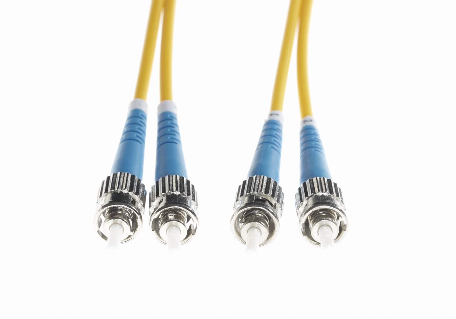 4Cabling 5M ST-ST Os1 / Os2 Singlemode Fibre Optic Cable : Yellow