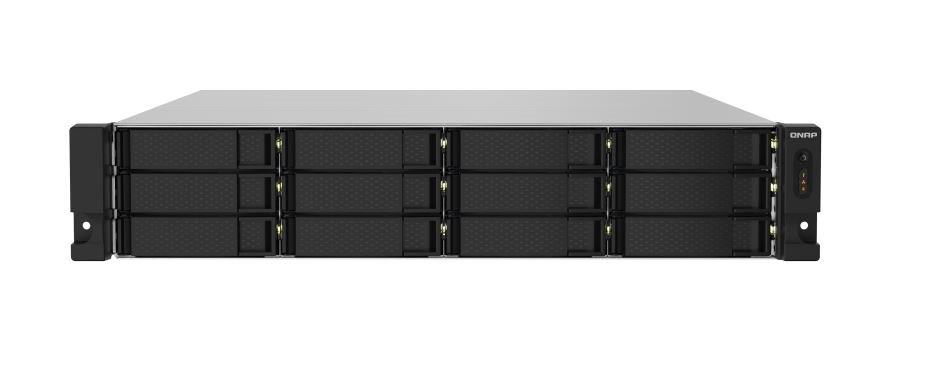 Qnap Ts-1232Pxu-Rp-4G, 12 Bay Nas (No Disk),Cortex-57, 4GB, 2.5GbE(2),10GbE Sfp+(2),2U,3Yr