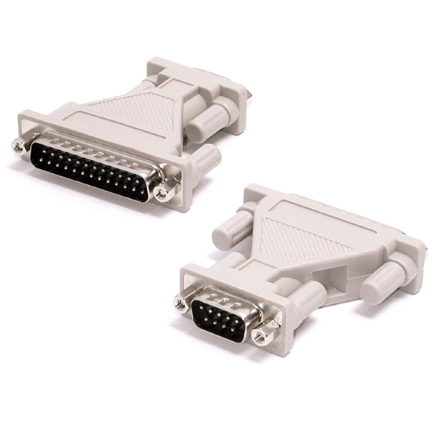 8Ware D-Sub DB 25-Pin To DB 9-Pin Male To Male Adapter