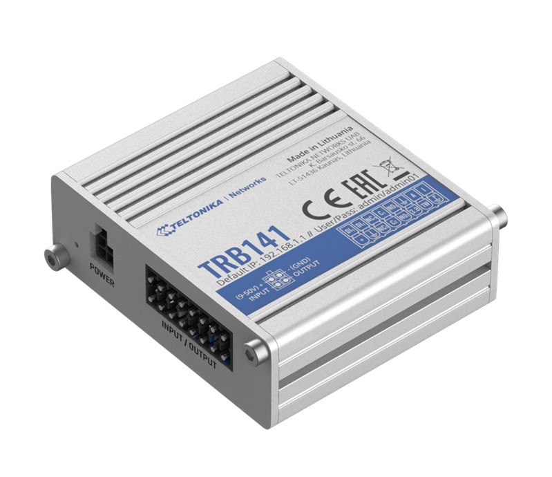 Teltonika TRB141 Industrial I/O To 4G Lte IoT Gateway