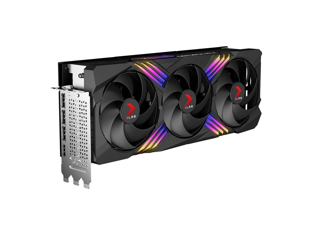 PNY Nvidia GeForce RTX 4080 16GB GDDR6X XLR8 Gaming Verto™ Epic-X RGB Oc Triple Fan 9728 Cude Cores 23Gbps 2205/2550 MHZ 3X DP 1X Hdmi 2.1