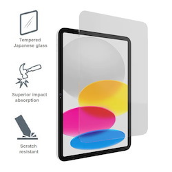 Cygnett OpticShield Apple iPad (10.9') (10TH Gen) Tempered Glass Screen Protector - (CY4392CPTGL), Superior Impact Absorption, Perfect Fit