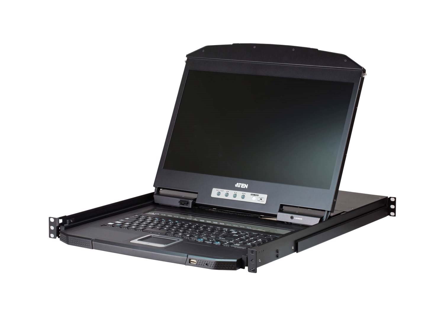 Aten 18.5" Short Depth 8 Port LCD KVM