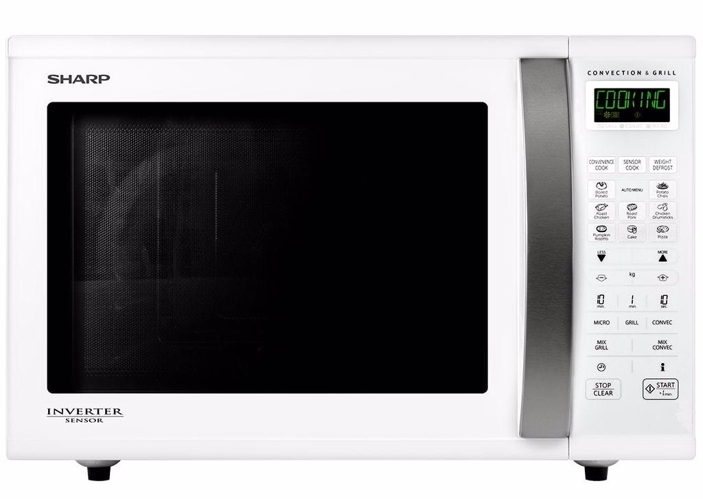 Sharp R995DW 1000W Convection Microwave - White