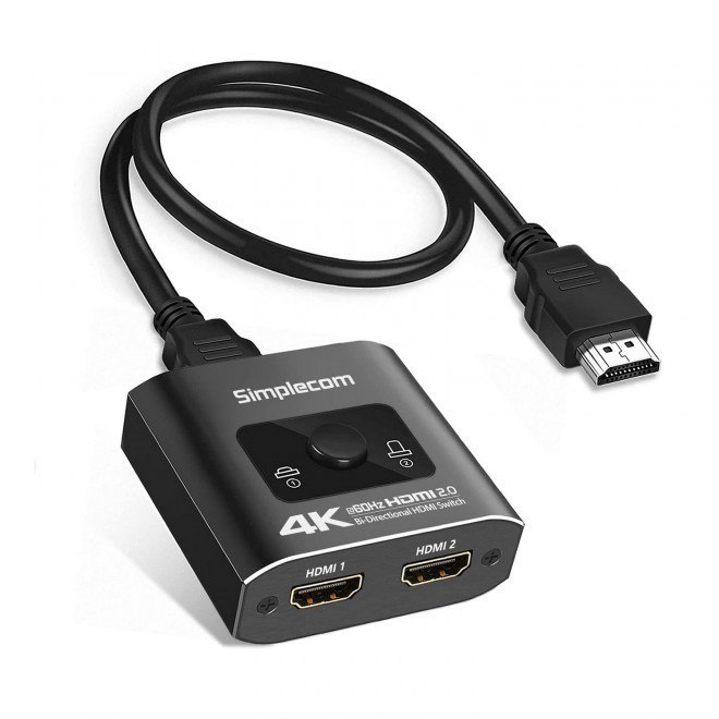 Simplecom (LS)Simplecom CM302 Bi-Directional 2 Way Hdmi 2.0 Switch Selector 4K@60Hz HDCP 2.2 (LS> CM302V2)