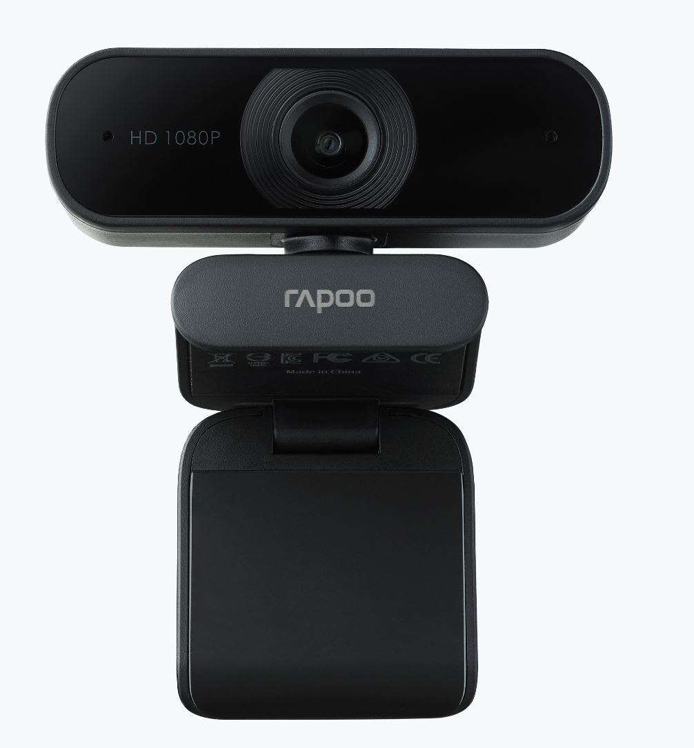 Rapoo C260 Webcam FHD 1080P/HD720P, Usb 2.0 - Ideal For Teams, Zoom