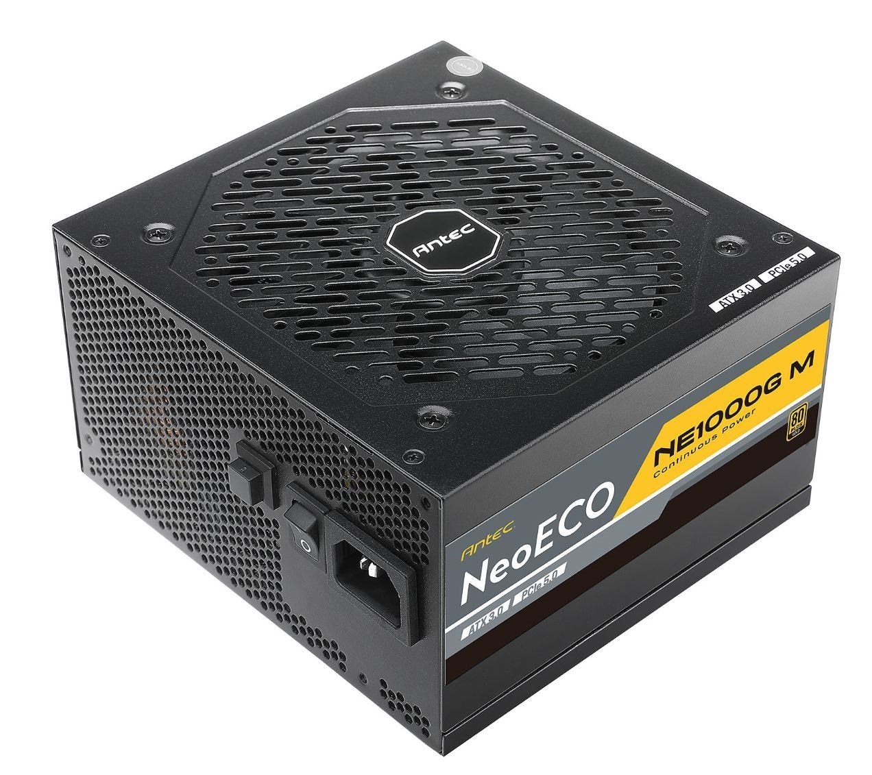 Antec Ne 1000W 80+ Gold, Fully-Modular, Atx 3.0, Pci-E 5.0, 140MM Silent Fan, Japanese Caps, Atx Power Supply, Psu,10 Years Warranty