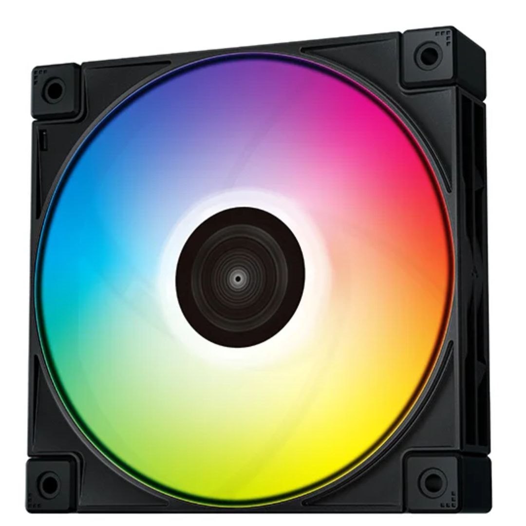 DeepCool FC120 Cooling Fan, 120MM Performance RGB PWM, Cable Management With Dasiy Chainable Cable, RGB Power Interconnect, Reduce Cable Clutter