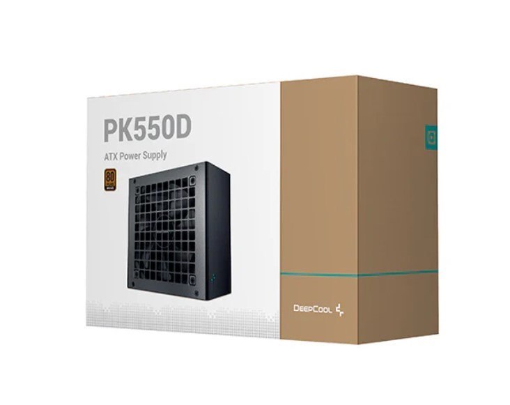 DeepCool PK550D 550W 80+ Bronze Power Supply Unit, 120MM Fan, Taiwan Capacitor, DC To DC, Atx12v V2.4, 100,000 MTBF, 85% Efficiency 5YW